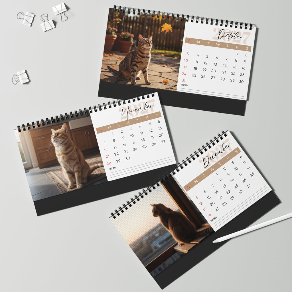 Australian Mist Desk Calendar 2027