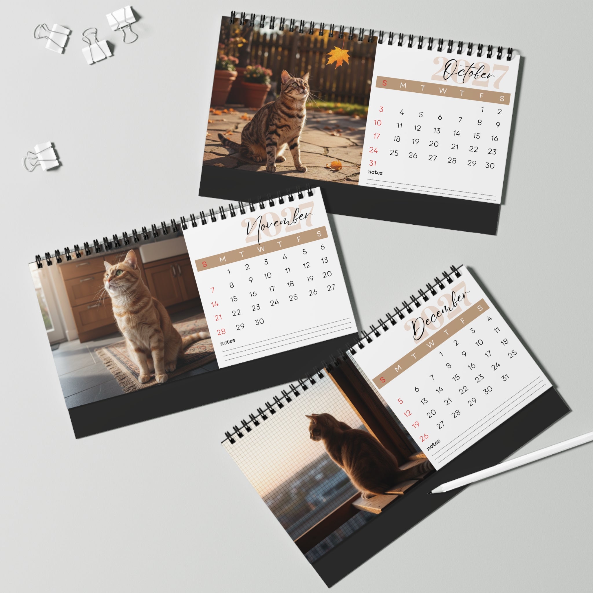 Australian Mist Desk Calendar 2027