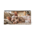 Minskin Cat Desk Calendar 2027