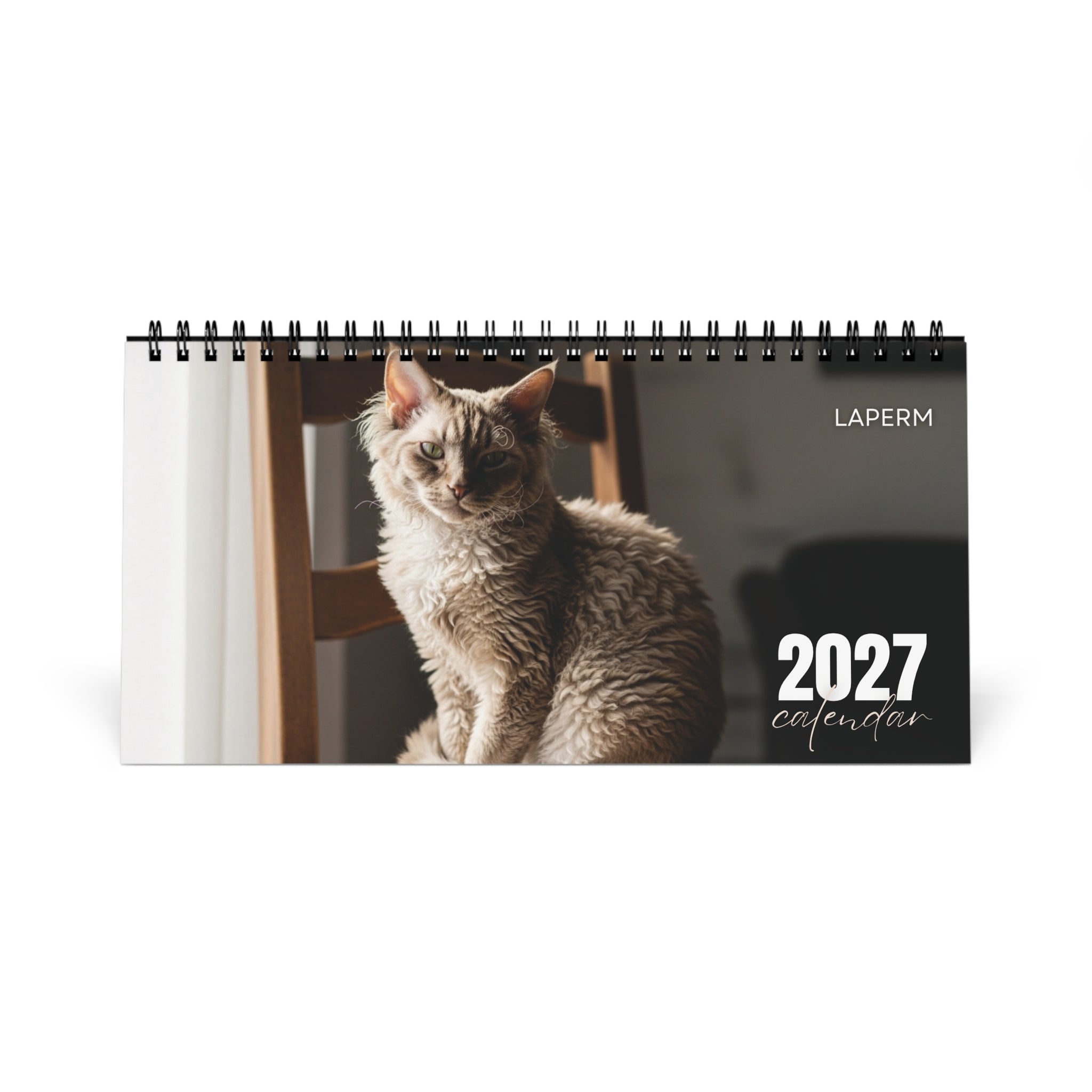 LaPerm Desk Calendar 2027