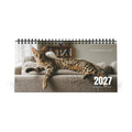 Savannah Cat Desk Calendar 2027