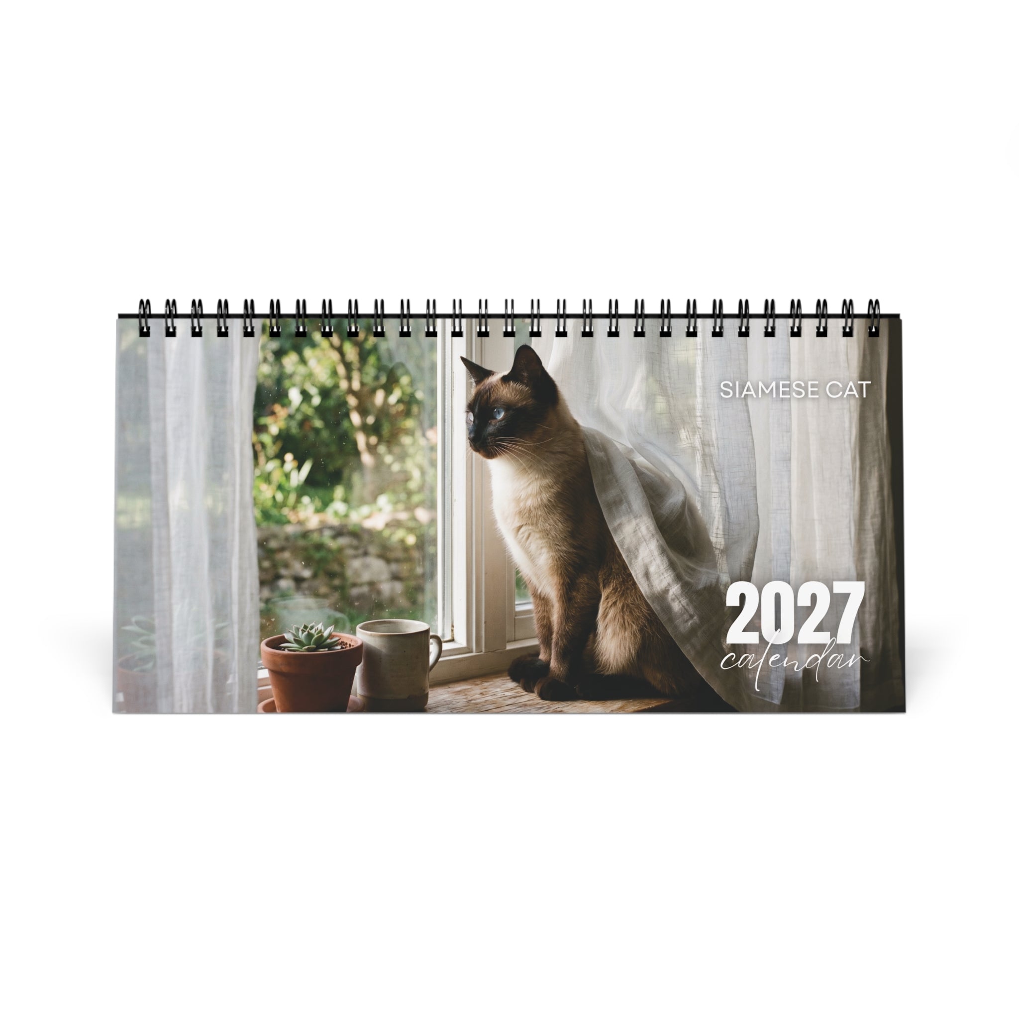 Siamese Cat Wall Calendar 2027