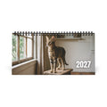 Serengeti Cat Desk Calendar 2027