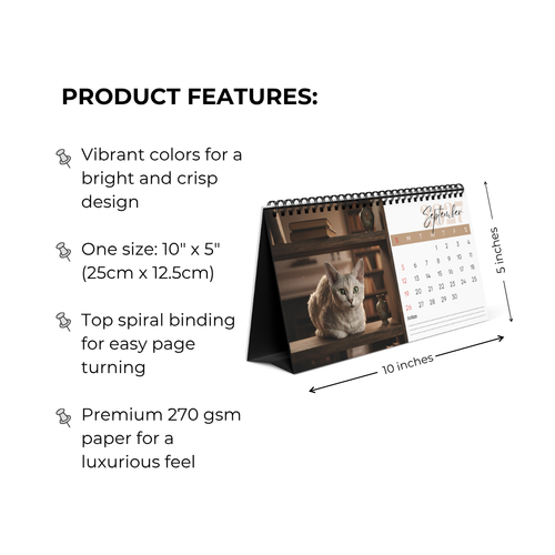 Devon Rex Desk Calendar 2027
