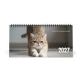 Exotic Shorthair Desk Calendar 2027