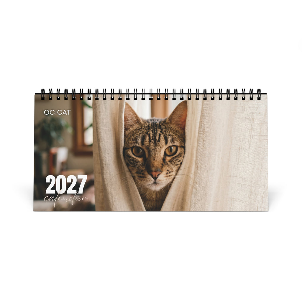 Ocicat Desk Calendar 2027