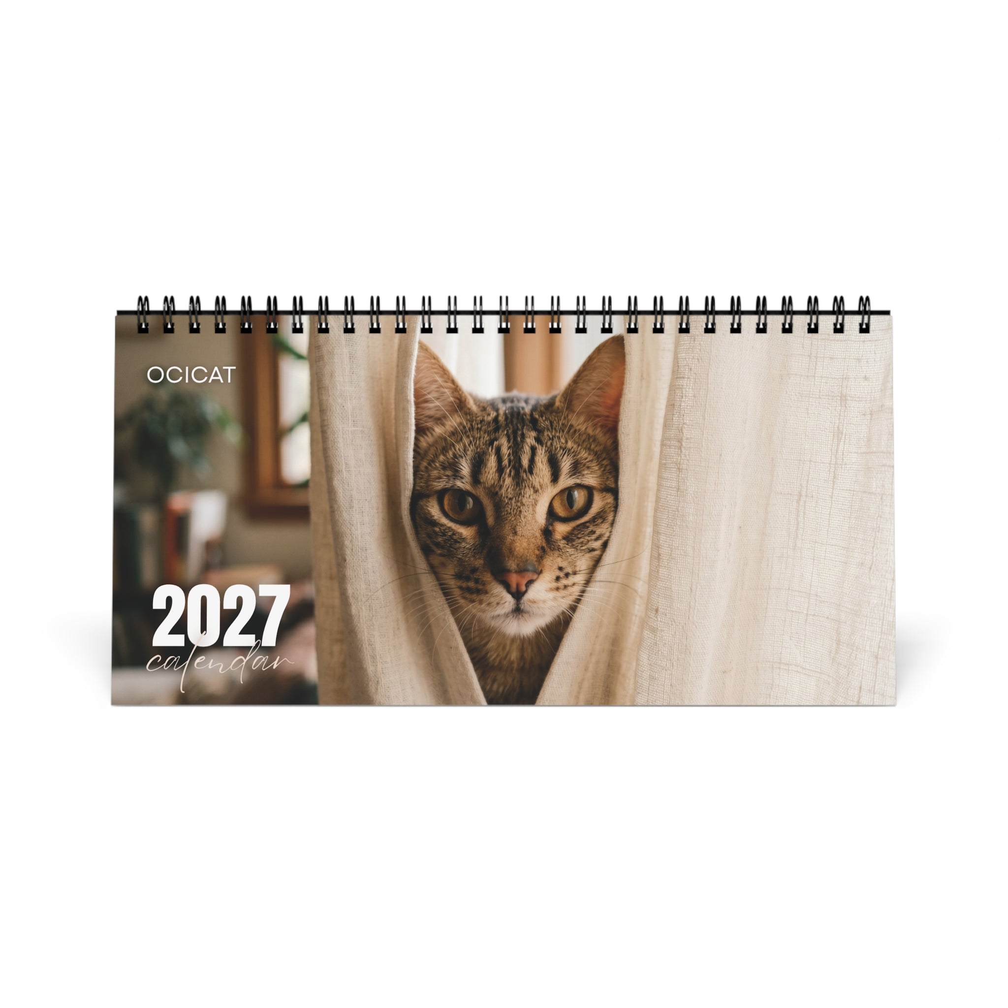 Ocicat Desk Calendar 2027