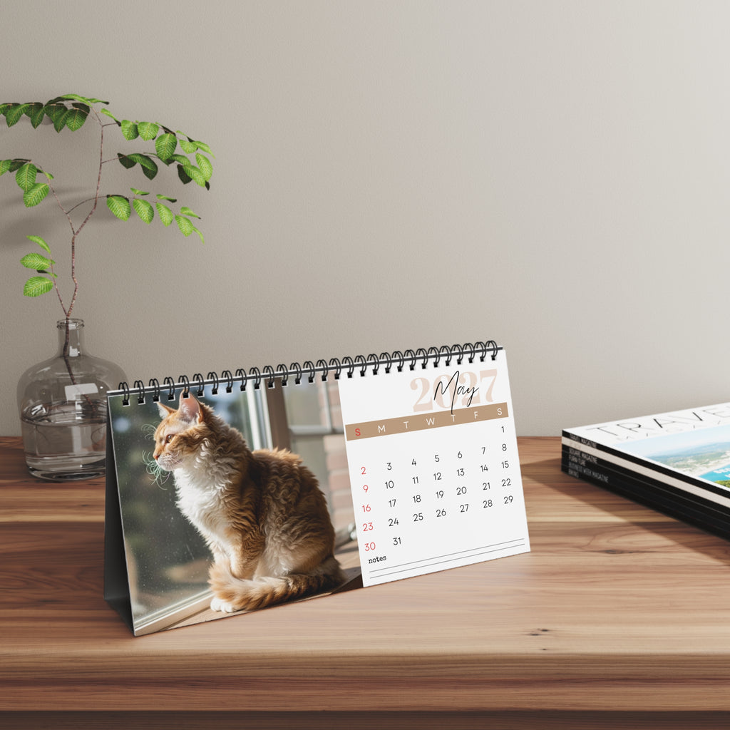 LaPerm Desk Calendar 2027