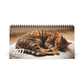 Toyger Cat Desk Calendar 2027