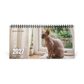 Sphynx Cat Desk Calendar 2027