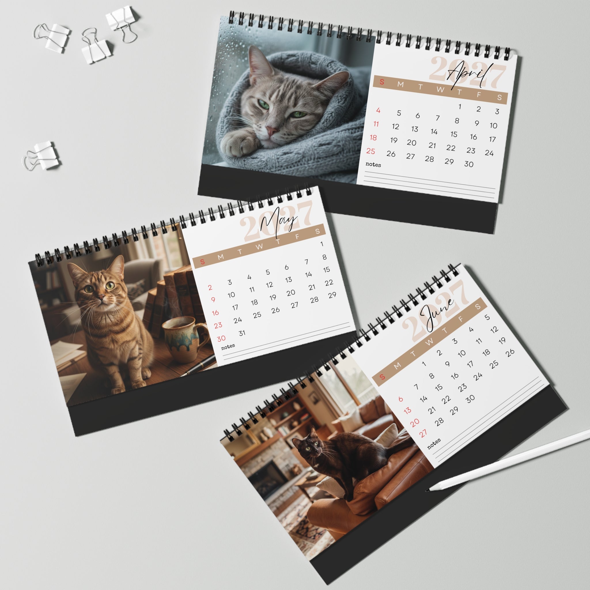 Australian Mist Desk Calendar 2027