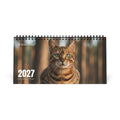 Bengal Cat Desk Calendar 2027