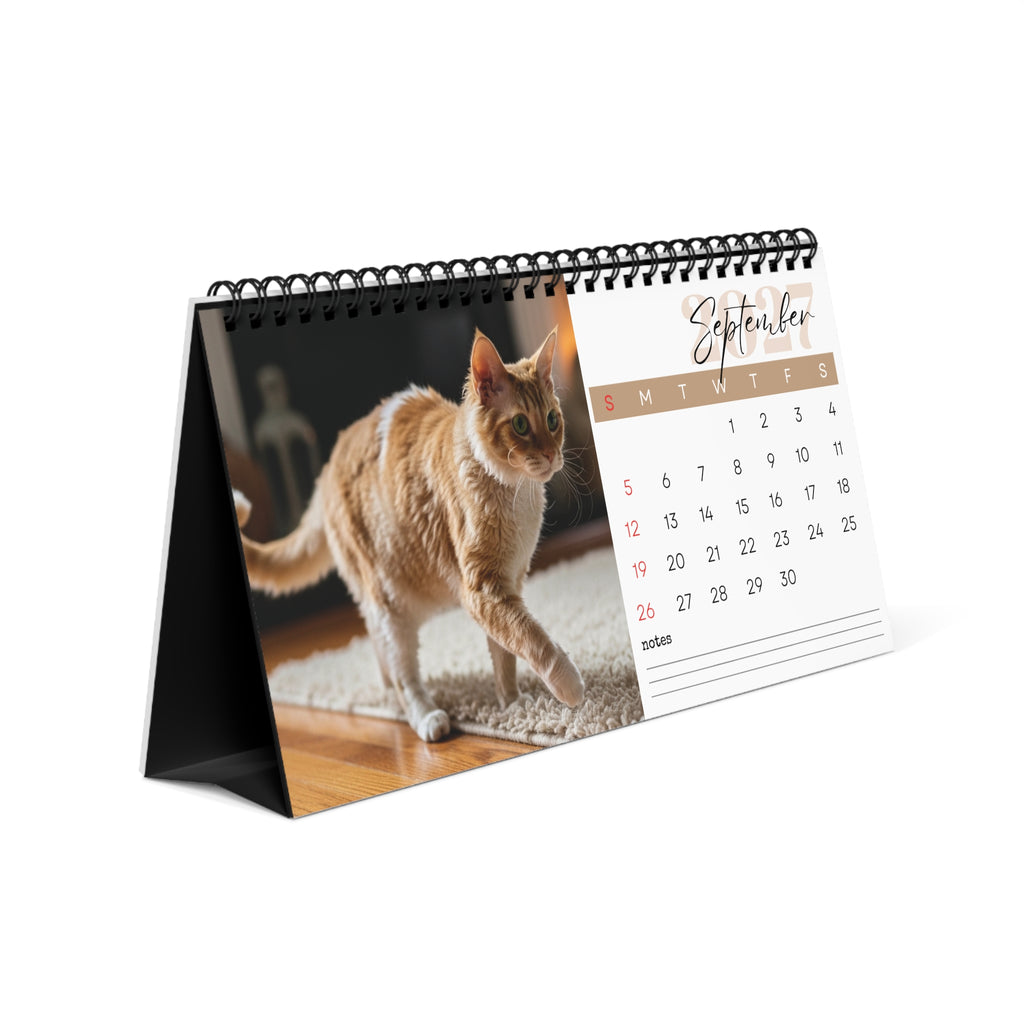 LaPerm Desk Calendar 2027