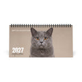 British Shorthair Desk Calendar 2027